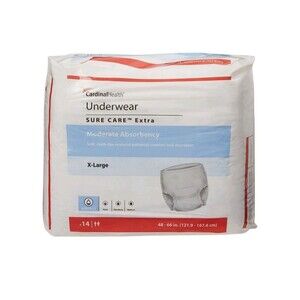 Covidien Disposable Underwear X-Large 68 14 Ct